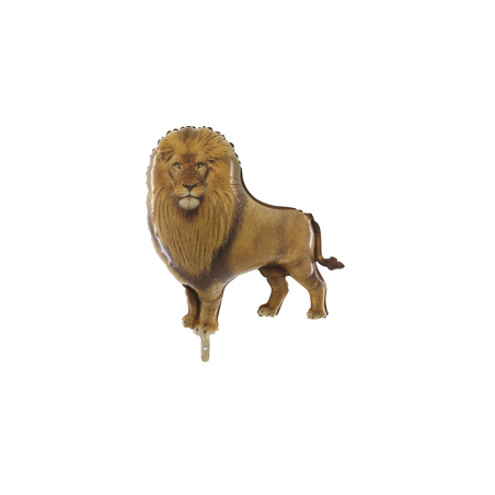 BALLON METALLIQUE LION 90 CM 