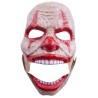 MASQUE DE CLOWN HORREUR HALLOWEEN AVEC BOUCHE ARTICULEE EN PLASTIQUE RIGIDE