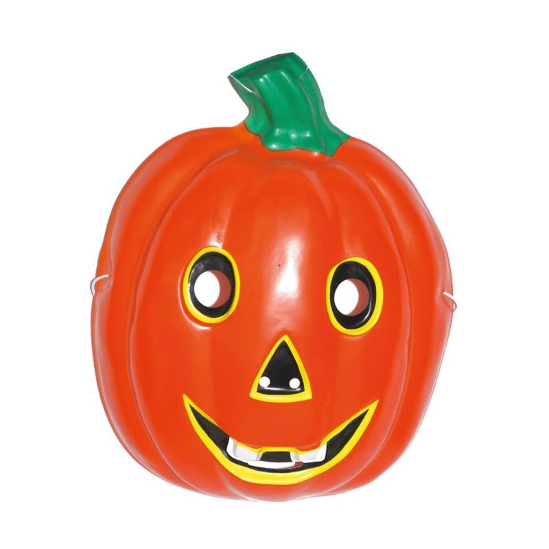 MASQUE CITROUILLE HALLOWEEN ENFANT EN PLASTIQUE RIGIDE MASQUE CITROUILLE HALLOWEEN ENFANT EN PLASTIQUE RIGIDE