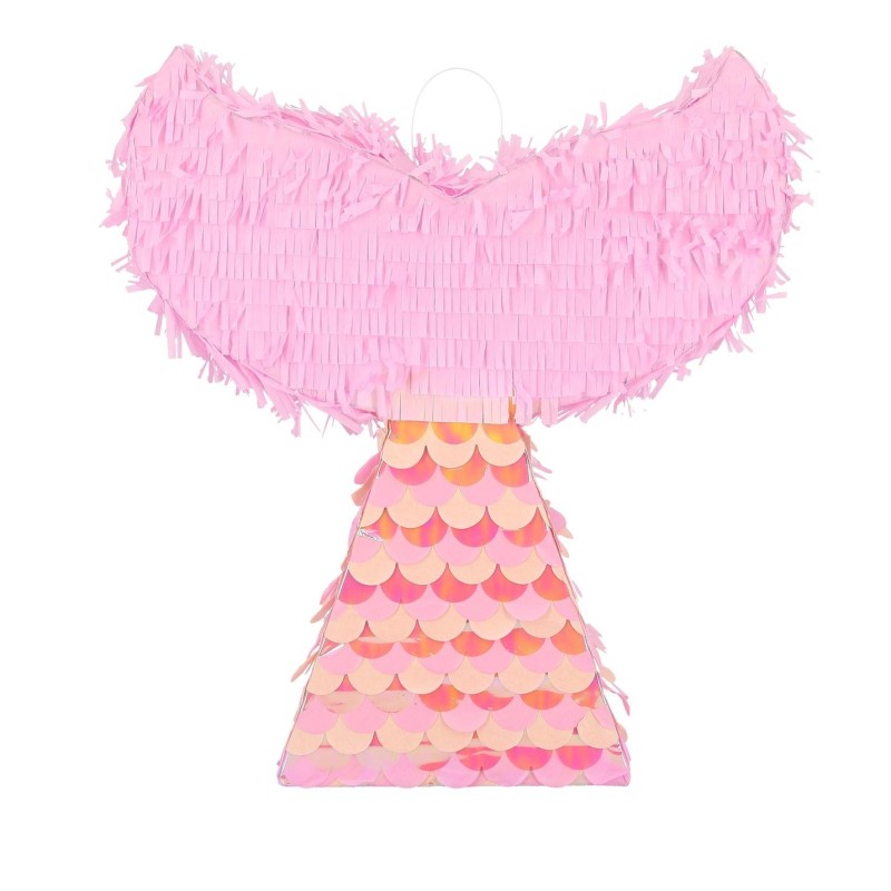 PINATA QUEUE DE SIRENE ROSE 40 X 45 X 9 CM  PINATA QUEUE DE SIRENE ROSE 40 X 45 X 9 CM