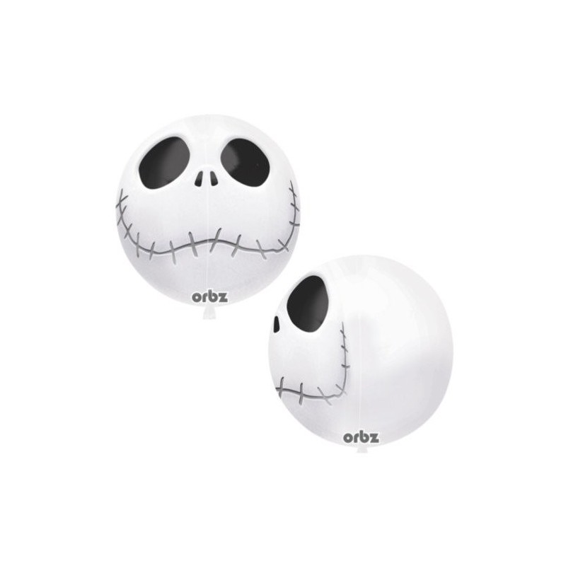 BALLON METALLIQUE ROND ORBZ TETE DE JACK 38 X 40 CM BALLON METALLIQUE ROND ORBZ TETE DE JACK 38 X 40 CM