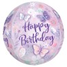 BALLON METALLIQUE ORLOBZ PAPILLON 38 X 40 CM