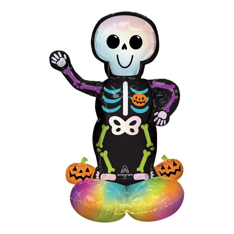 BALLON METALLIQUE AIRLOONZ DIA DE LOS MUERTOS  JOUR DES MORTS HALLOWEEN 43 CM BALLON METALLIQUE AIRLOONZ DIA DE LOS MUERTOS  JOUR DES MORTS HALLOWEEN 43 CM