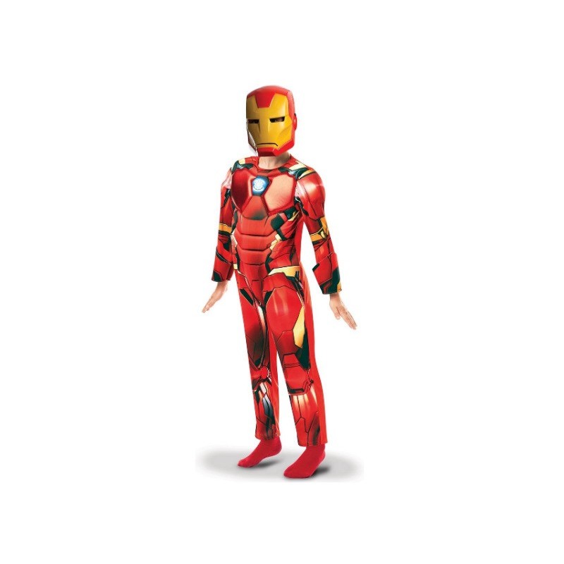 DEGUISEMENT IRON MAN AVEC MUSCLE TAILLE 3-4 ANS 
