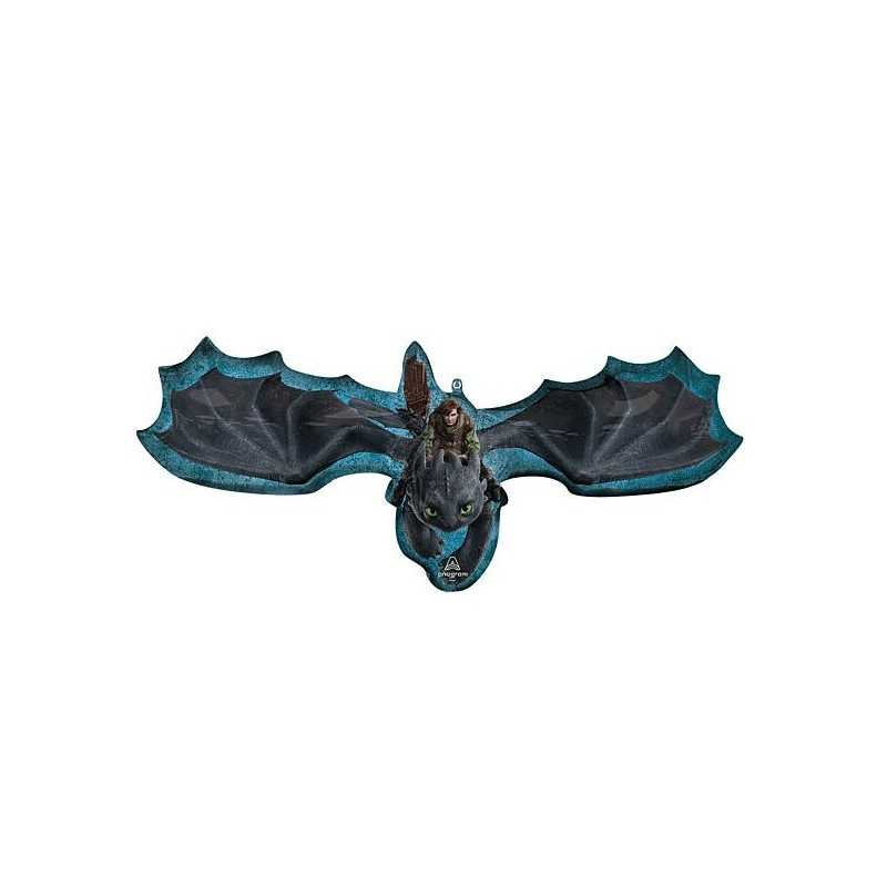 BALLON METALLIQUE DRAGON HOW TO TRAIN YOUR KROKMOU 111 X 48 CM