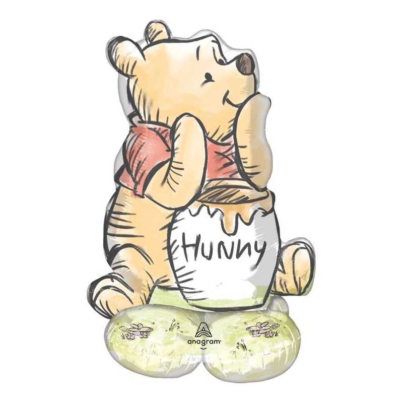 BALLON METALLIQUE AIRLOONZ WINNIE THE POOH 60 X 91 CM