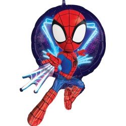 BALLON METALLIQUE PERSONNAGE SPIDEY 48 X 71 CM