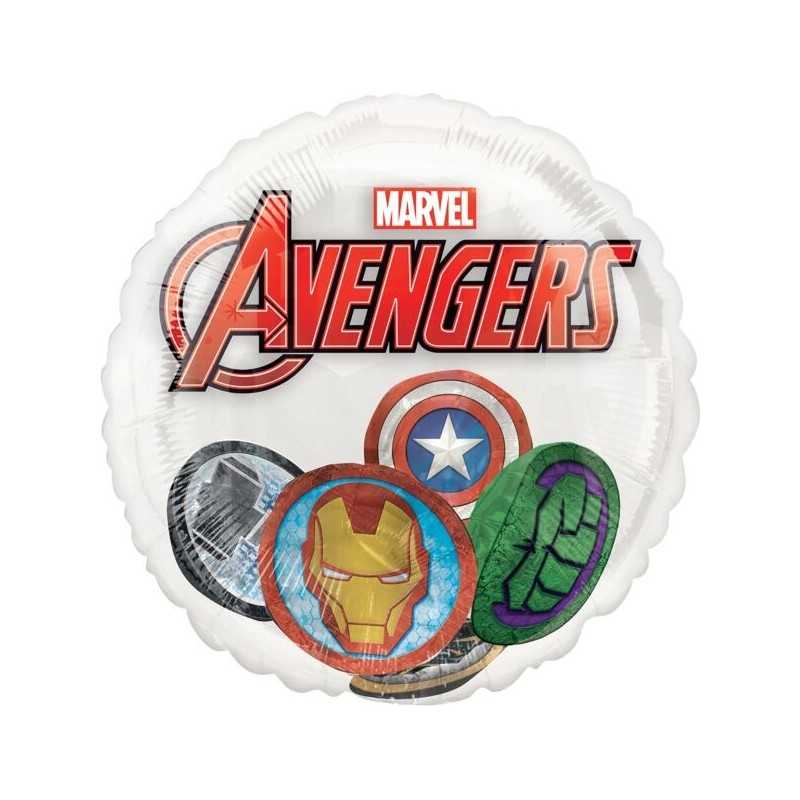 BALLON METALLIQUE INSIDER AVENGERS CAPTAIN AMERICA HULK THOR IRON MAN MARVEL