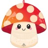 BALLON METALLIQUE LEGUME CHAMPIGNON 55 X 58 CM  BALLON METALLIQUE LEGUME CHAMPIGNON 55 X 58 CM