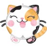 BALLON METALLIQUE KAWAII KITTY CHAT 50 X 48 CM  BALLON METALLIQUE KAWAII KITTY CHAT 50 X 48 CM