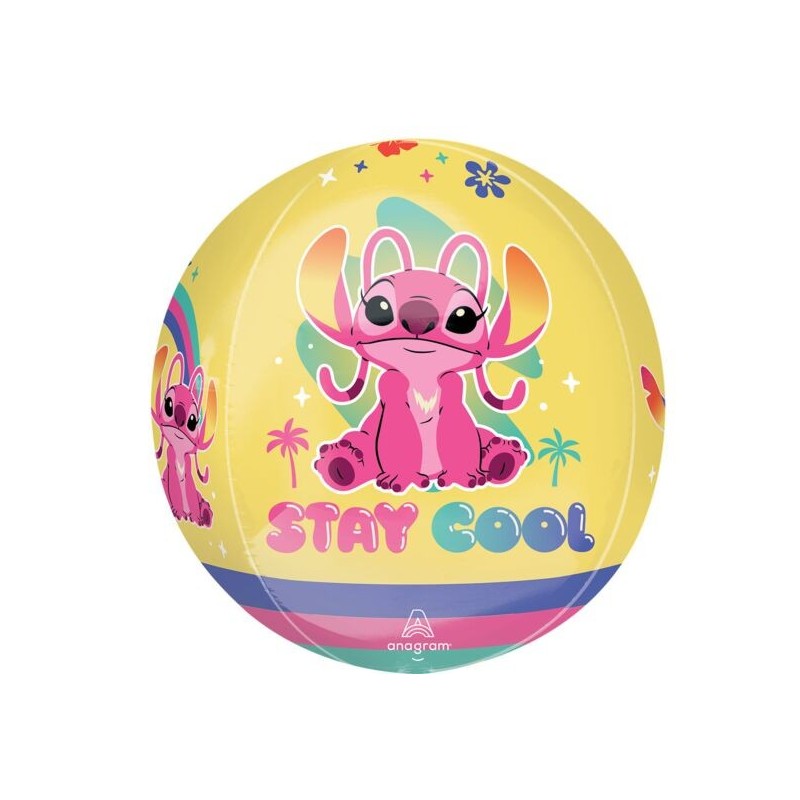 BALLON METALLIQUE STITCH ET ANGEL ORBZ 38 X 40 CM BALLON METALLIQUE STITCH ET ANGEL ORBZ 38 X 40 CM