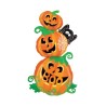 BALLON METALLIQUE 3 CITROUILLES EMPILEES POUR HALLOWEEN 89 X 146CM BALLON METALLIQUE 3 CITROUILLES EMPILEES POUR HALLOWEEN 89 X 146CM