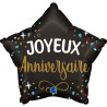 BALLON METALLIQUE ETOILE 46 CM HAPPY BIRTHDAY SUR FOND NOIR BALLON METALLIQUE ETOILE 46 CM HAPPY BIRTHDAY SUR FOND NOIR