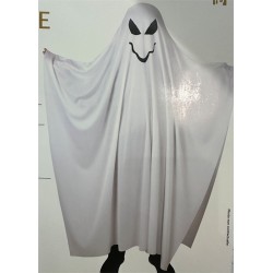 DEGUISEMENT HALLOWEEN FANTOME BLANC PHOSPHORESCENT ENFANT TAILLE UNIQUE