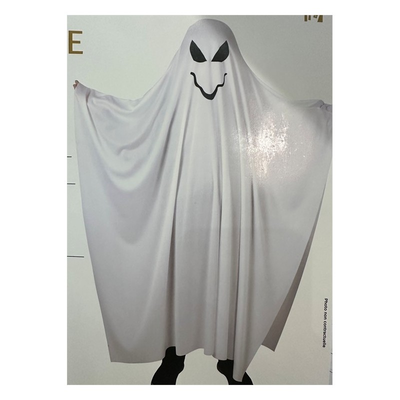 DEGUISEMENT HALLOWEEN FANTOME BLANC PHOSPHORESCENT ENFANT TAILLE UNIQUE