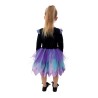 DEGUISEMENT HALLOWEEN SQUELETTE IRISE A FROUFROU NOIR VIOLET FILLE 5-6 ANS