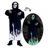 DEGUISEMENT HALLOWEEN ENFANT GARDIEN DES TENEBRES PHOSPHORESCENT ENFANT 7-9 ANS