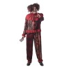 DEGUISEMENT HALLOWEEN CLOWN DIABOLIQUE ROUGE COMBINAISON + COL L-XL