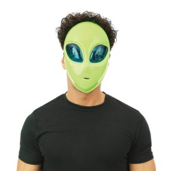 MASQUE ALIEN EXTRATERRESTRE VERT NEON