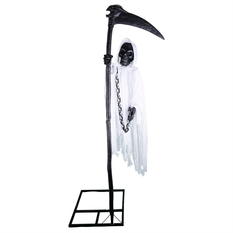 DECORATION HALLOWEEN FAUCHEUSE 180 CM ANIMATRONIC DECORATION HALLOWEEN FAUCHEUSE 180 CM ANIMATRONIC