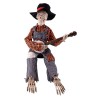 DECORATION HALLOWEEN SQUELETTE AVEC BANJO ANIMATRONIC