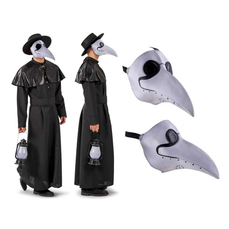 MASQUE DOCTEUR DE LA PESTE BLANC LATEX