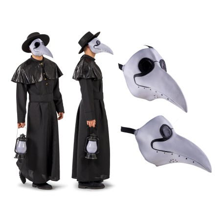 MASQUE DOCTEUR DE LA PESTE BLANC LATEX