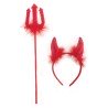 KIT DIABLESSE ROUGE SERRE TETE CORNES + TRIDENT