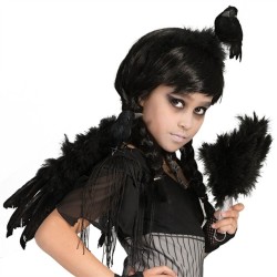 AILES D'ANGE NOIR PLUMES 