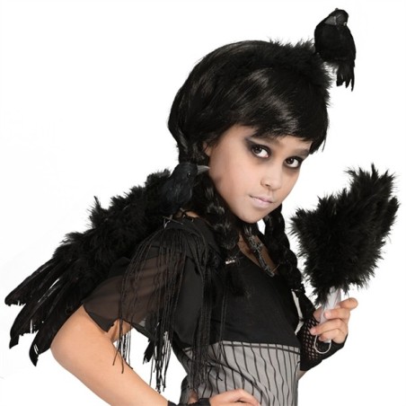 AILES D'ANGE NOIR PLUMES 