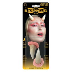 2 CORNES DE DIABLE LARGE LATEX A COLLER