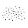 LOT 50 ARAIGNEES PETITES NOIRES 3.7CM X 2CM