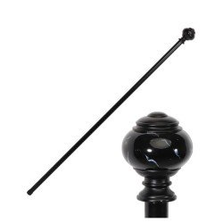 CANNE METAL BOULE EFFET MARBRE 6CM X 95CM