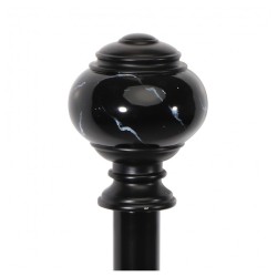 CANNE METAL BOULE EFFET MARBRE 6CM X 95CM