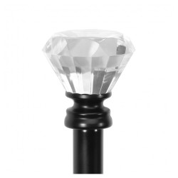 CANNE METAL DIAMANT 6.2CM X 94.5CM