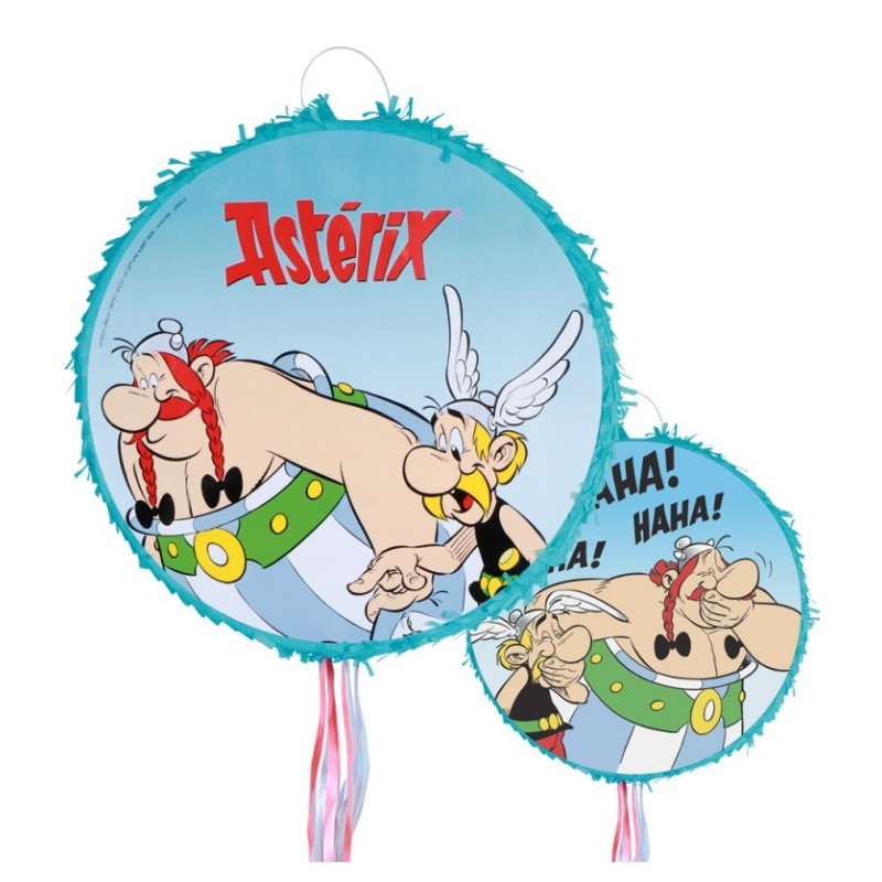 PINATA PLIABLE BLEUE A TIRER ASTERIX® DIAMETRE 40CM PINATA PLIABLE BLEUE A TIRER ASTERIX® DIAMETRE 40CM