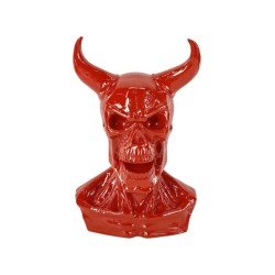 BUSTE DE DIABLE SHINY RED SKULL DEVIL 28CM X 21CM X 39.5CM