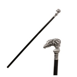 CANNE PLASTIQUE DRAGON ARGENT 106CM - A ASSEMBLER