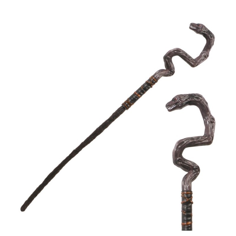 CANNE OU BATON SERPENT DE LA FORET (DRUIDE / SORCIER) 112 CM A ASSEMBLER CANNE OU BATON SERPENT DE LA FORET (DRUIDE / SORCIER) 112 CM A ASSEMBLER