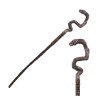 CANNE OU BATON SERPENT DE LA FORET (DRUIDE / SORCIER) 112 CM A ASSEMBLER
