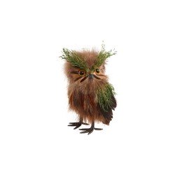 HIBOU DE FORET PETIT 9CM X 8CM X 15CM