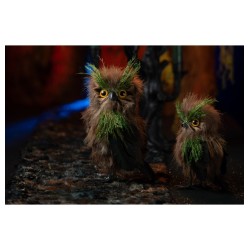 HIBOU DE FORET PETIT 9CM X 8CM X 15CM