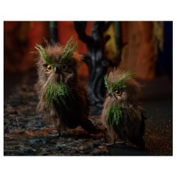 HIBOU DE FORET MOYEN 12CM X 10CM X 20CM