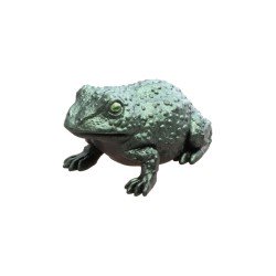 CRAPAUD PLASTIQUE VERT IRISE 7.5CM X 12.5CM X 6.5CM