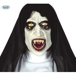 MASQUE LATEX BONNE SOEUR SINISTRE LA NONE HALLOWEEN TAILLE UNIQUE