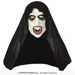 MASQUE LATEX BONNE SOEUR SINISTRE LA NONE HALLOWEEN TAILLE UNIQUE