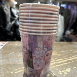 10 GOBELETS EN CARTON DEMON HUNTER K POP 250 ML