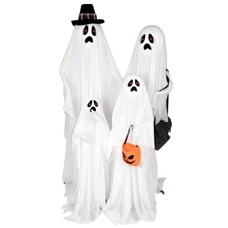DECORATION HALLOWEEN FAMILLE 4 FANTOMES 160CM ANIMATRONIIC