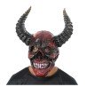 MASQUE MOUSSE SQUELETTE DEMON ROUGE 37CM X 26CM X 53CM