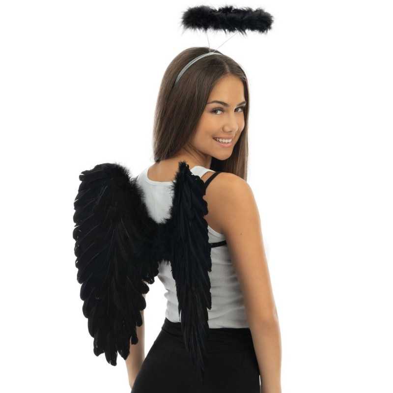 SERRE-TETE AUREOLE HALO D'ANGE NOIR 